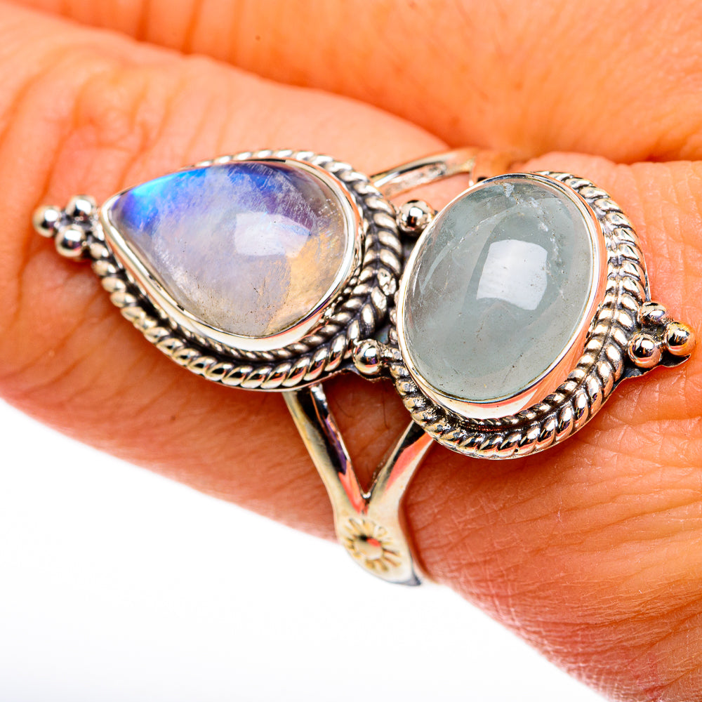 Aquamarine Rings handcrafted by Anasilvercos - RING78718