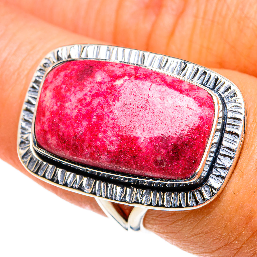 Thulite Rings handcrafted by Anasilvercos - RING78780