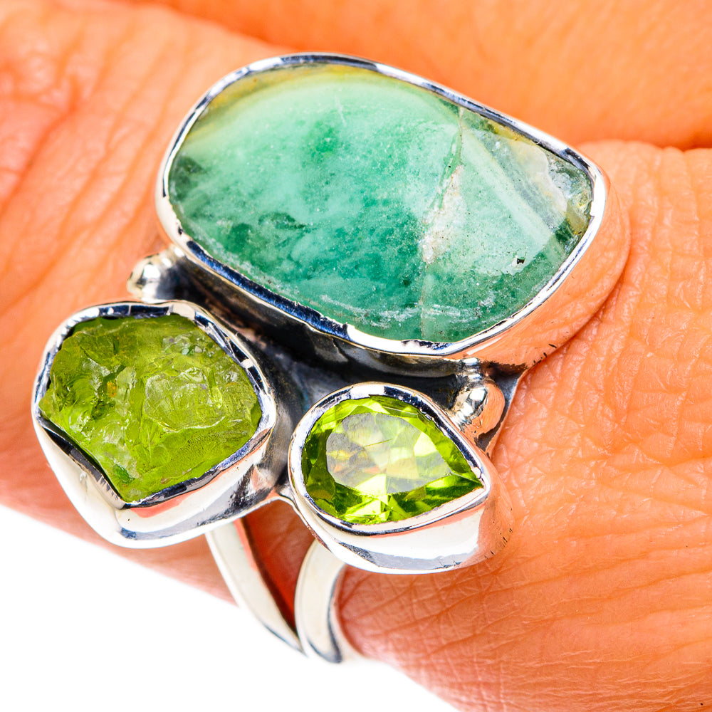 Peruvian Opal Rings handcrafted by Anasilvercos - RING78839
