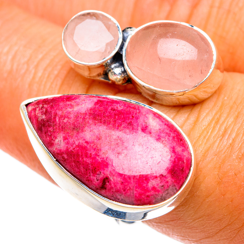 Thulite Rings handcrafted by Anasilvercos - RING78845