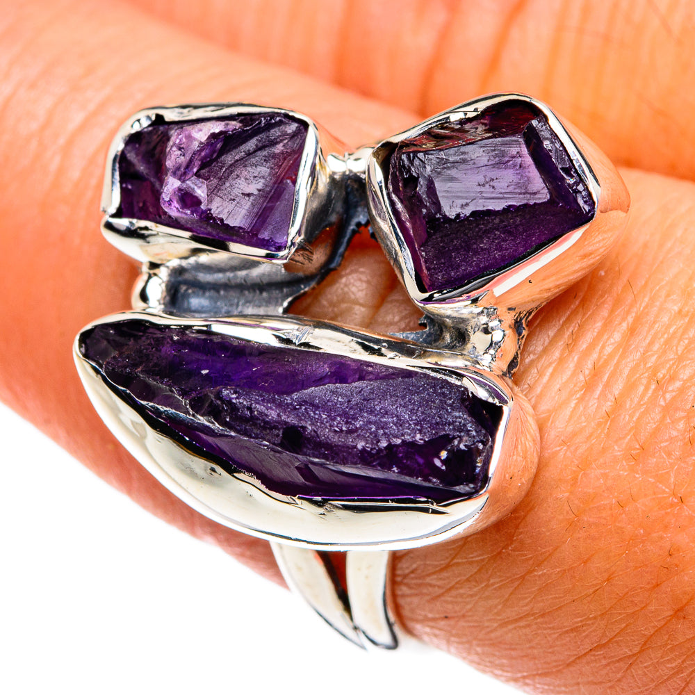 Amethyst Rings handcrafted by Anasilvercos - RING78848