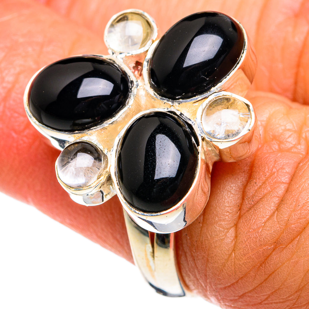 Black Onyx Rings handcrafted by Anasilvercos - RING78879