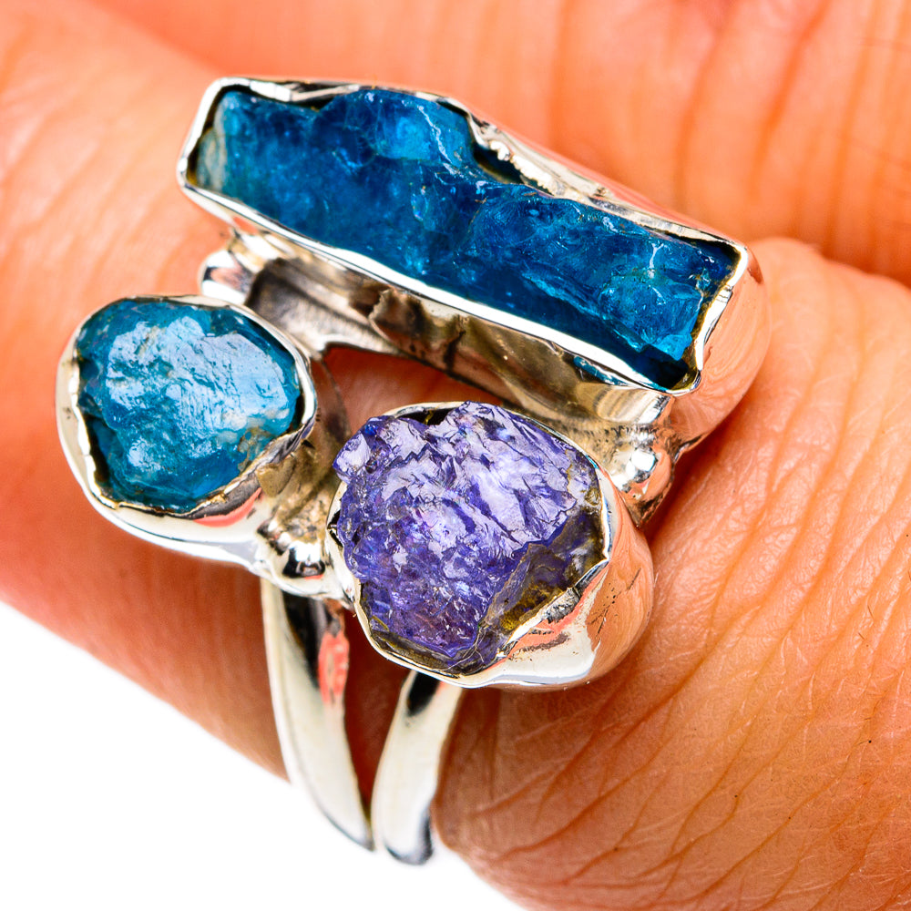 Apatite Rings handcrafted by Anasilvercos - RING78885