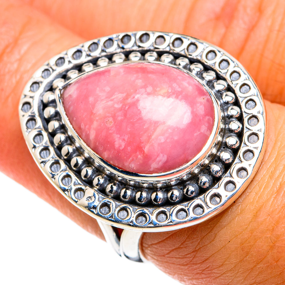 Rhodochrosite Rings handcrafted by Anasilvercos - RING78899