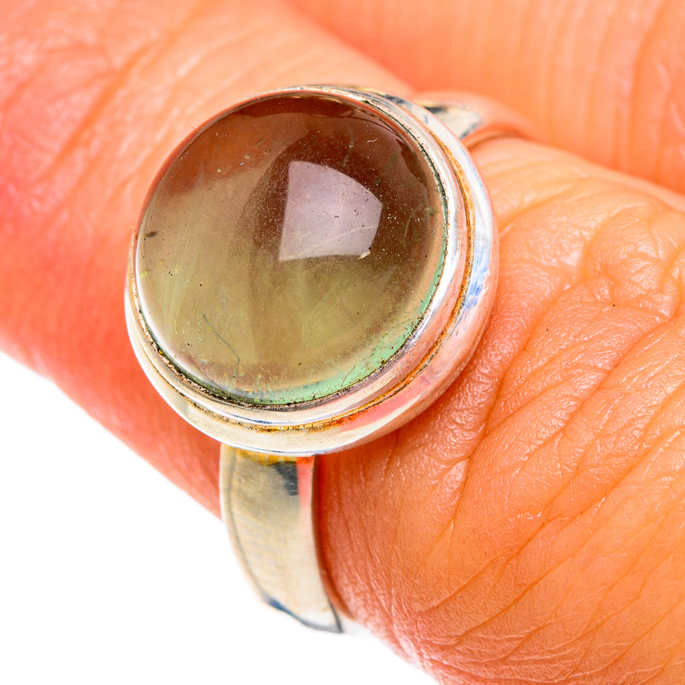 Green Fluorite Rings handcrafted by Anasilvercos - RING78917