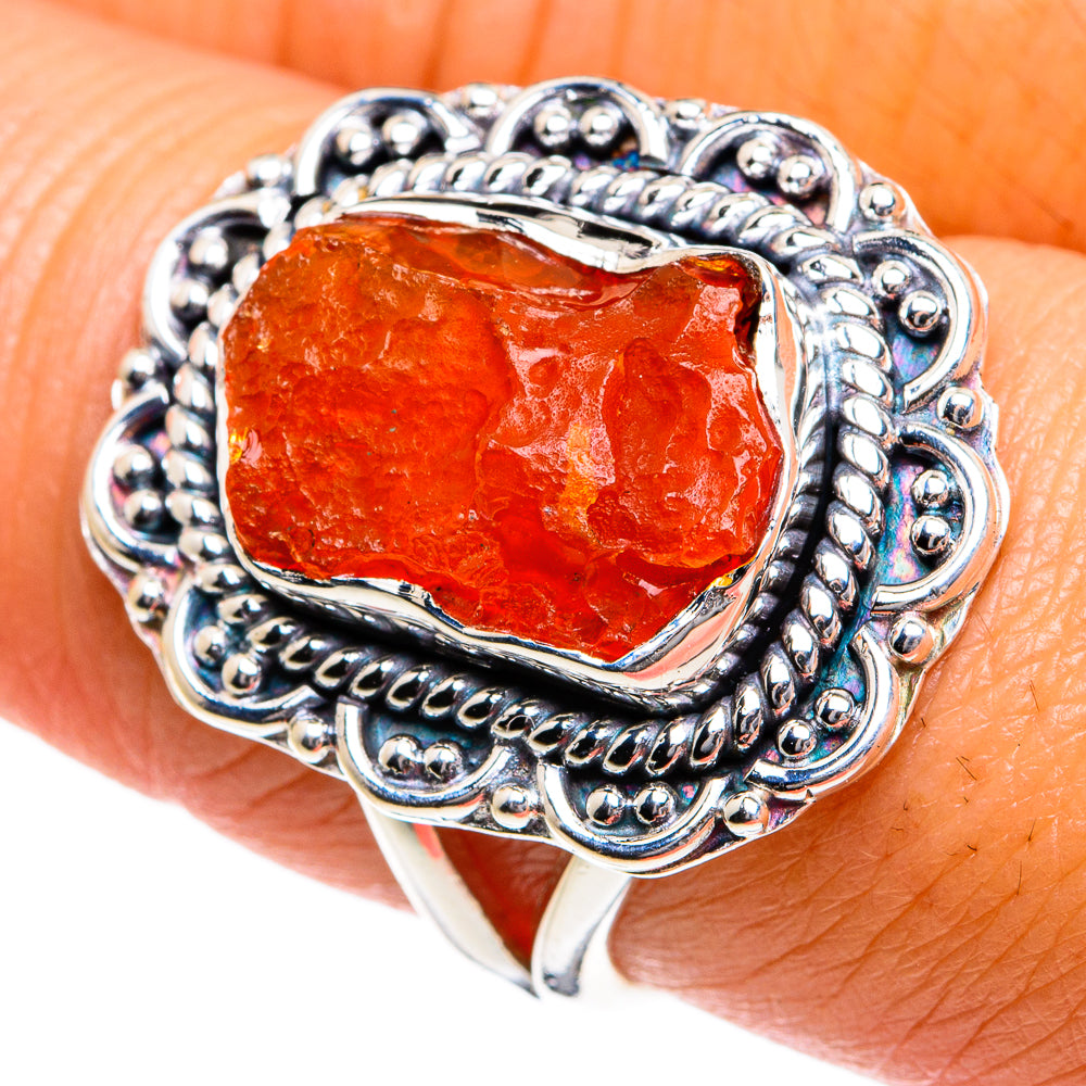 Carnelian Rings handcrafted by Anasilvercos - RING78924