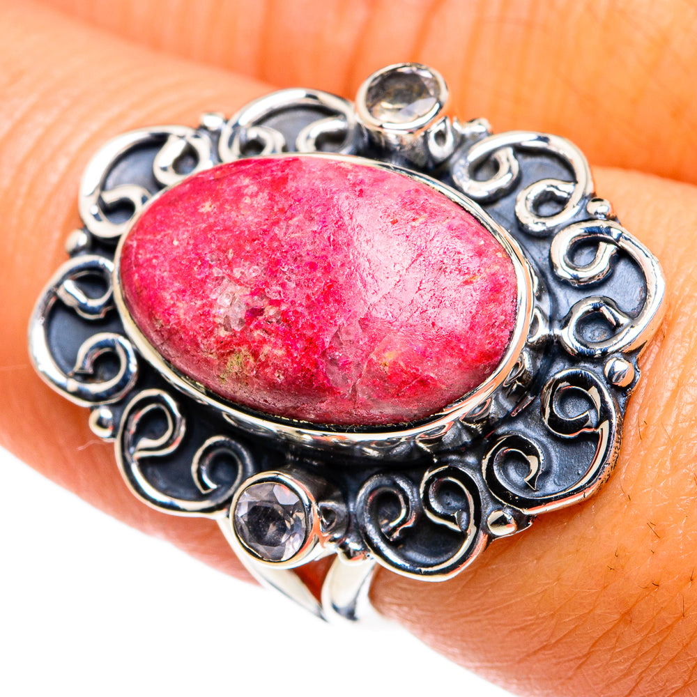 Thulite Rings handcrafted by Anasilvercos - RING78926