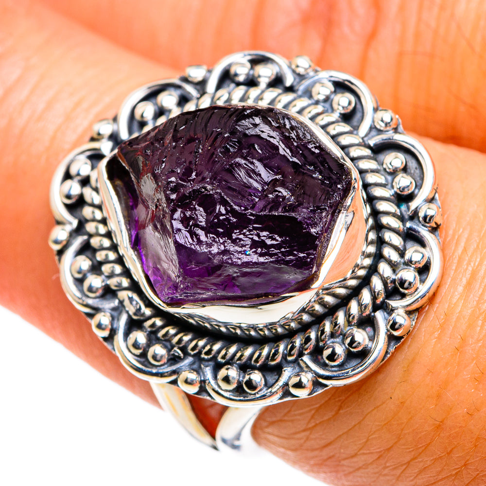 Amethyst Rings handcrafted by Anasilvercos - RING78928