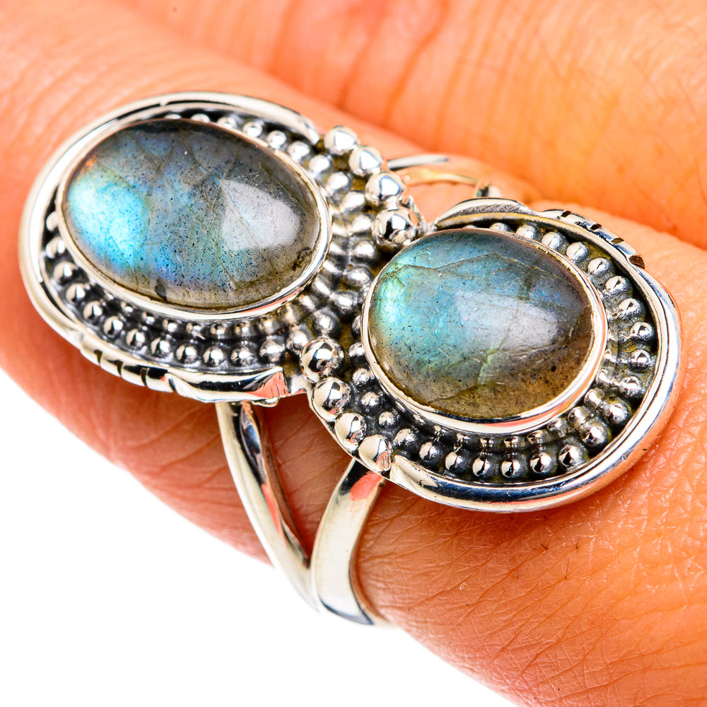 Labradorite Rings handcrafted by Anasilvercos - RING78938