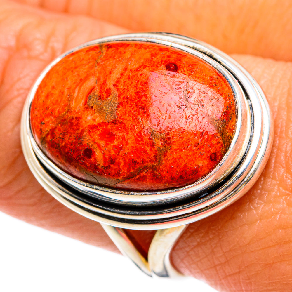 Sponge Coral Rings handcrafted by Anasilvercos - RING78949