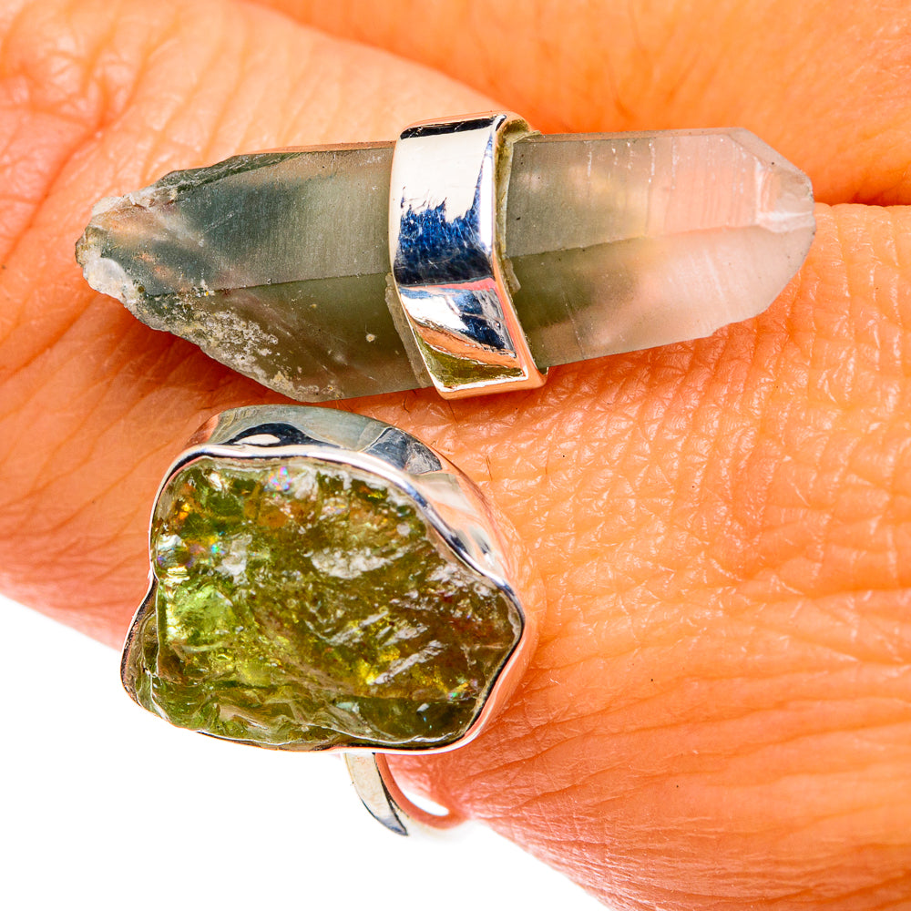 Herkimer Diamond Rings handcrafted by Anasilvercos - RING78968