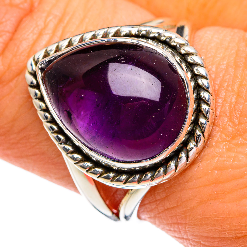 Amethyst Rings handcrafted by Anasilvercos - RING78978