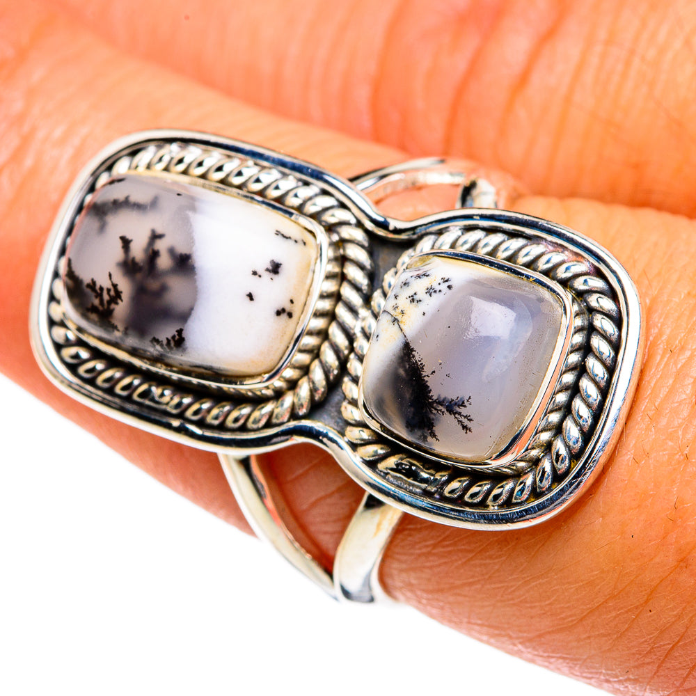 Dendritic Opal Rings handcrafted by Anasilvercos - RING78980
