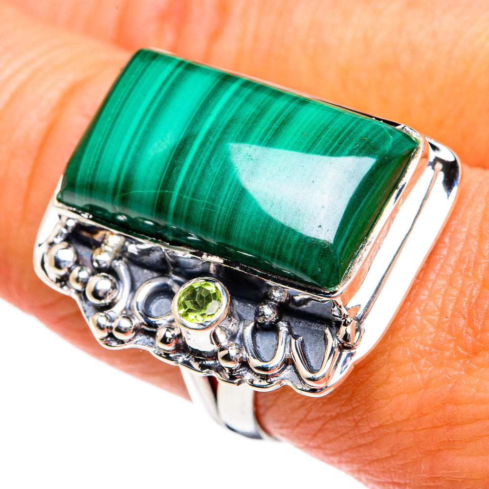 Malachite Rings handcrafted by Anasilvercos - RING79017