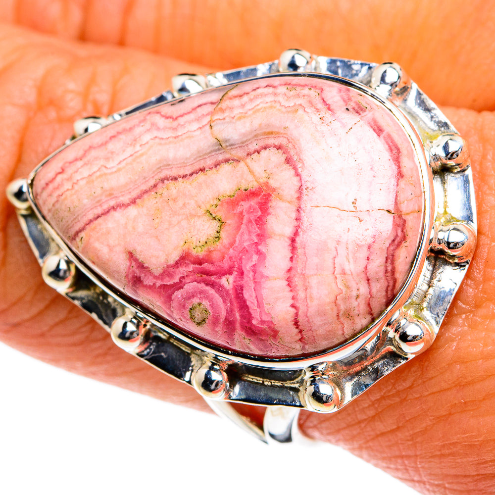 Rhodochrosite Rings handcrafted by Anasilvercos - RING79026