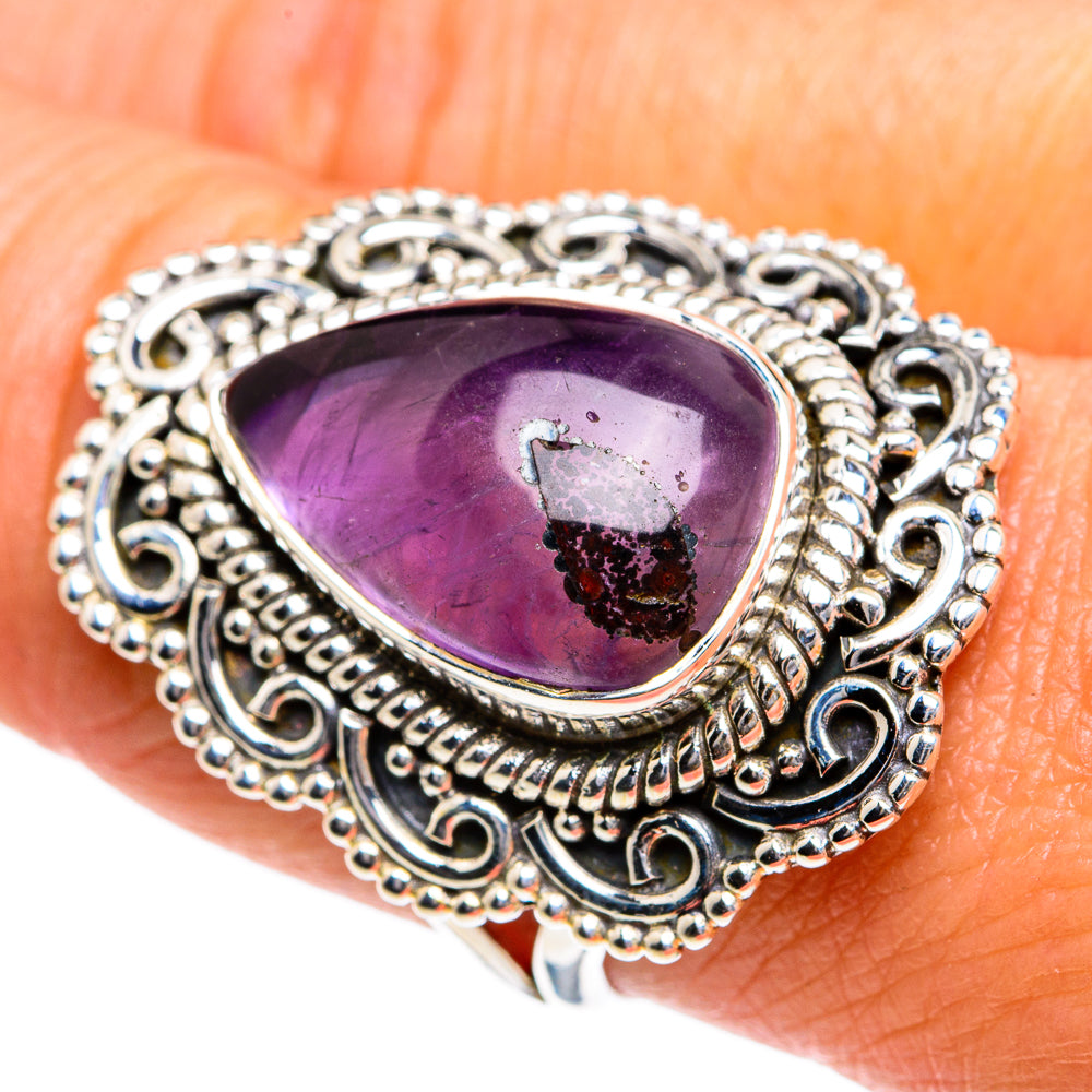 Amethyst Rings handcrafted by Anasilvercos - RING79029