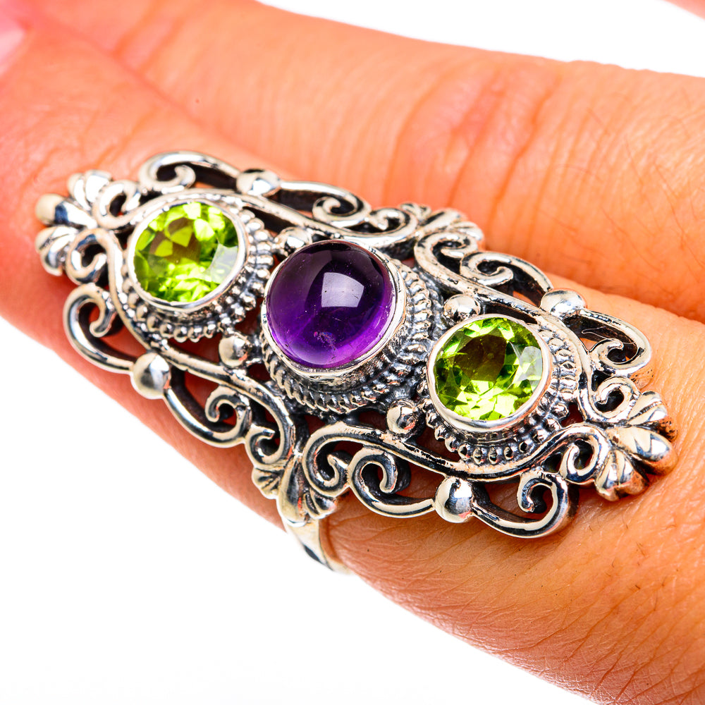 Amethyst Rings handcrafted by Anasilvercos - RING79035