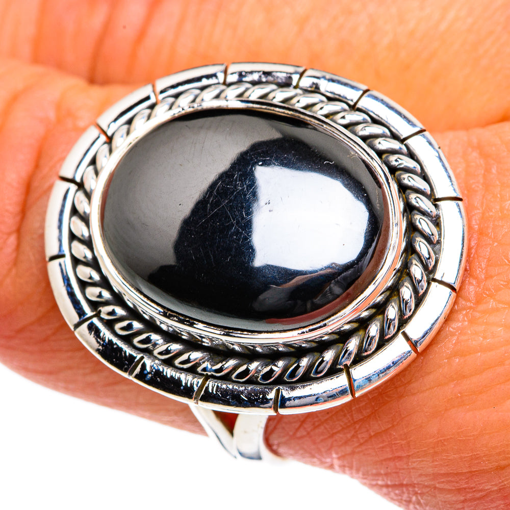 Hematite Rings handcrafted by Anasilvercos - RING79037