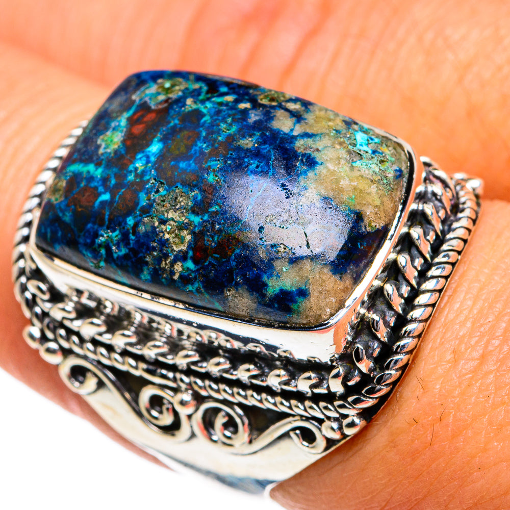 Shattuckite Rings handcrafted by Anasilvercos - RING79045