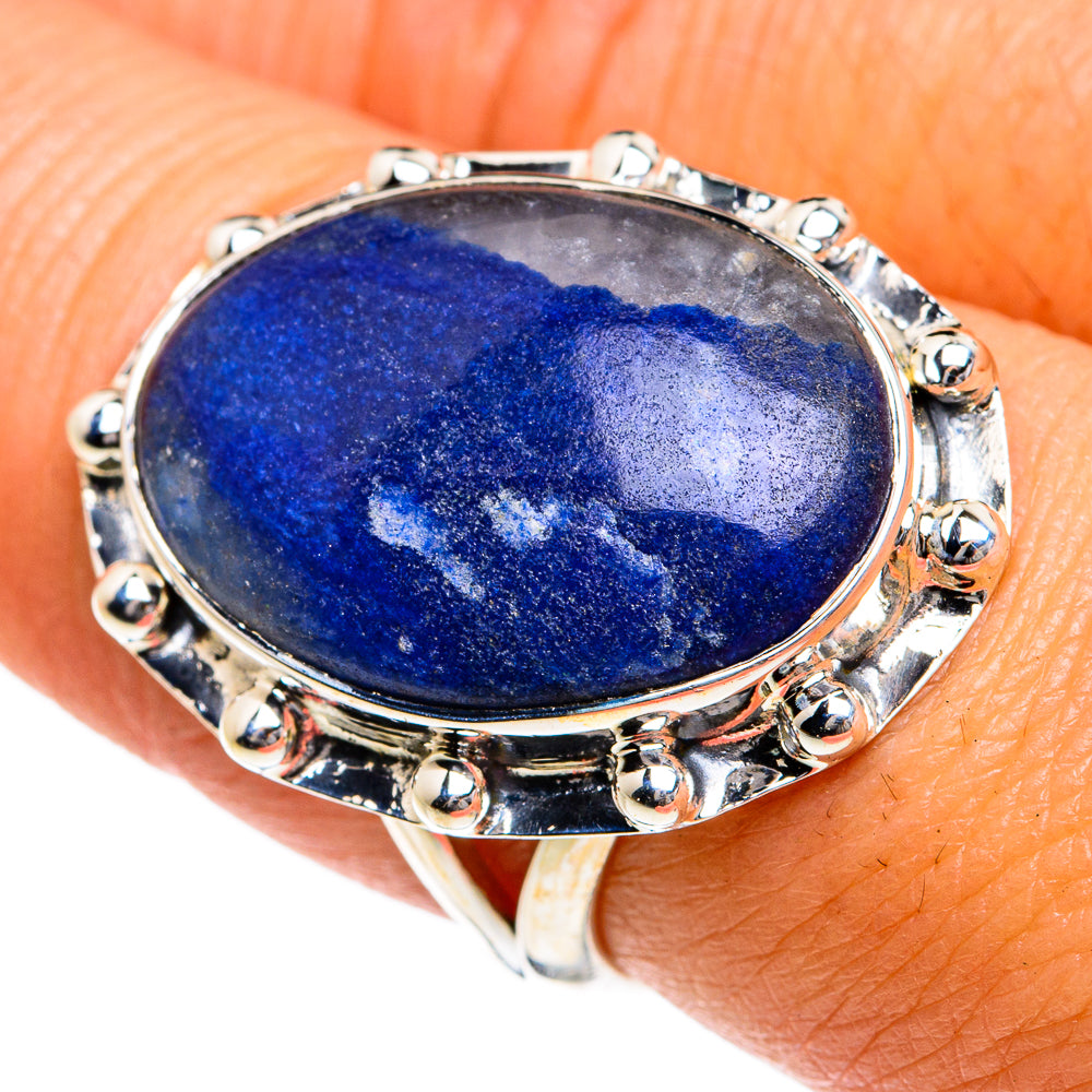 Sodalite Rings handcrafted by Anasilvercos - RING79048