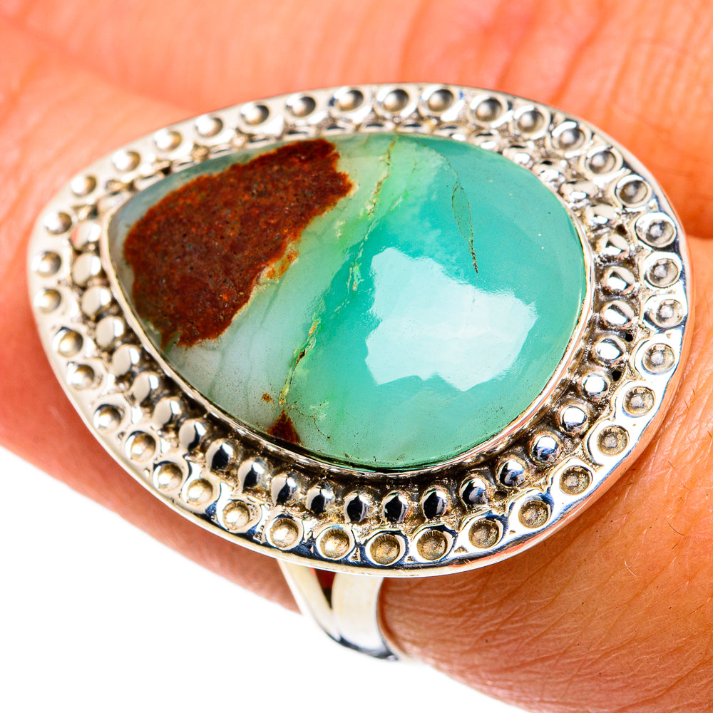 Peruvian Opal Rings handcrafted by Anasilvercos - RING79052