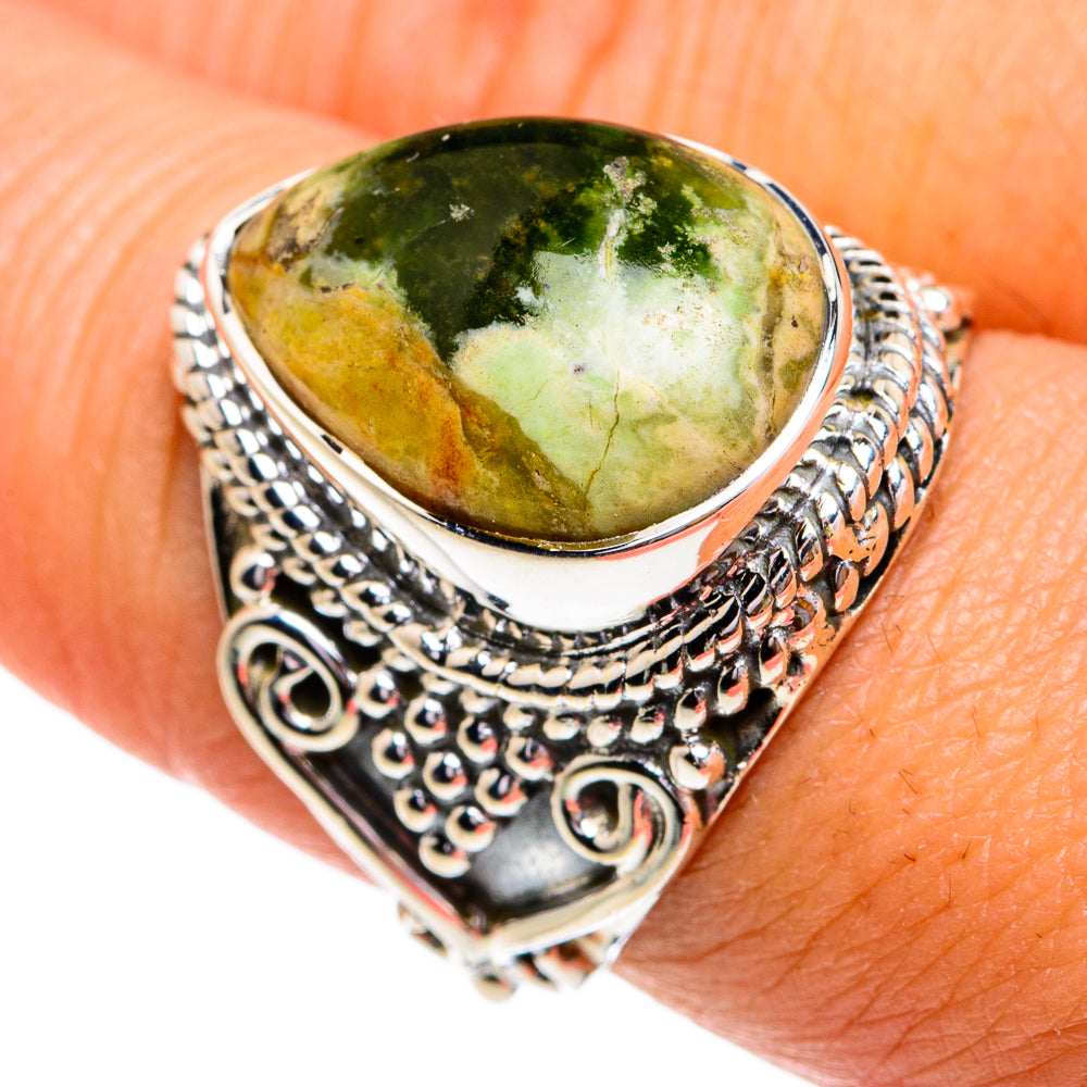 Ocean Jasper Rings handcrafted by Anasilvercos - RING79081