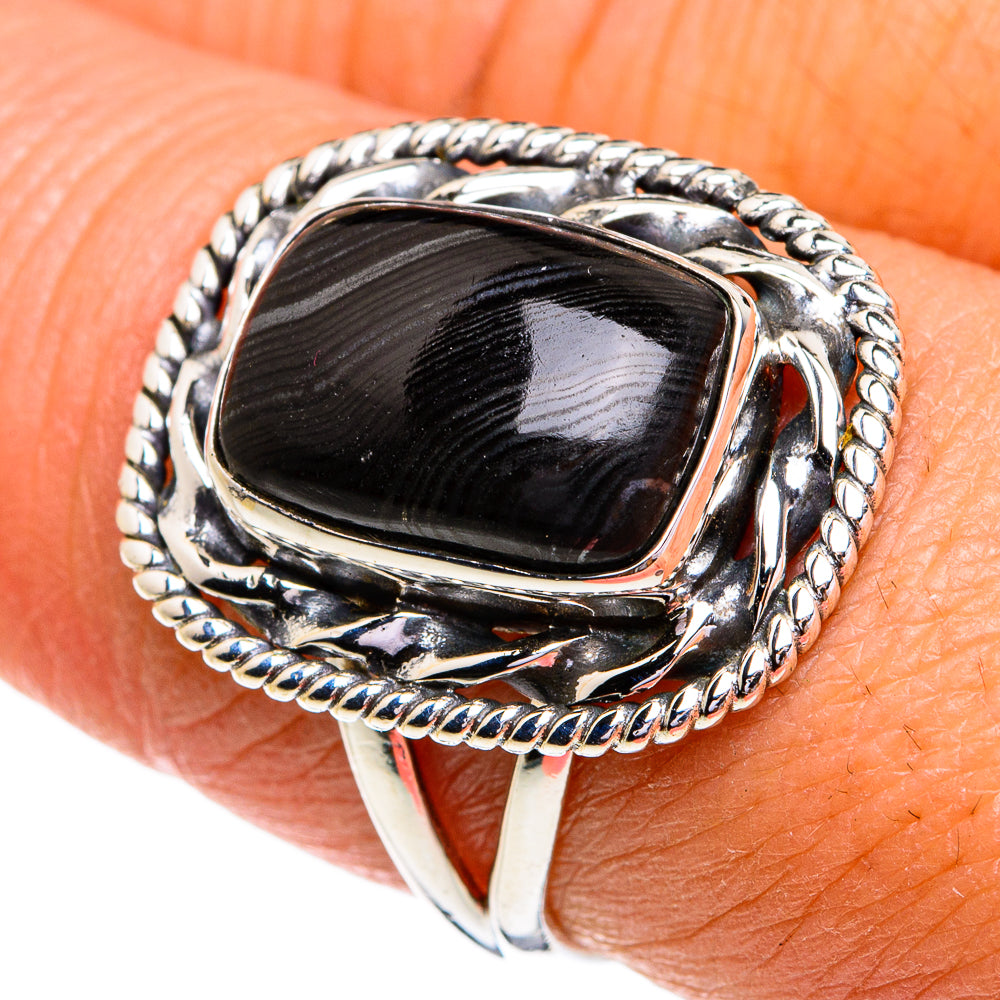 Psilomelane Rings handcrafted by Anasilvercos - RING79098