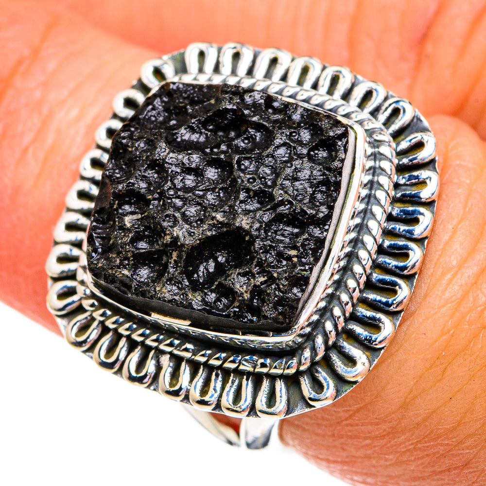 Tektite Rings handcrafted by Anasilvercos - RING79099