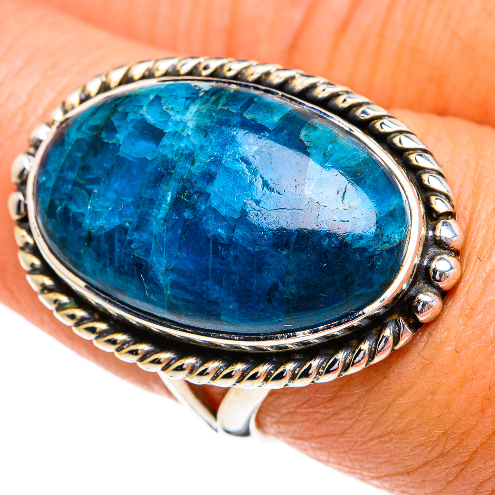 Apatite Rings handcrafted by Anasilvercos - RING79113