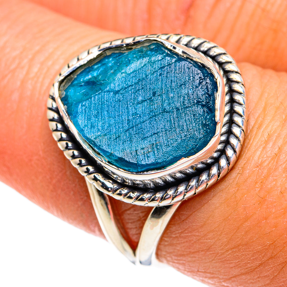Apatite Rings handcrafted by Anasilvercos - RING79115