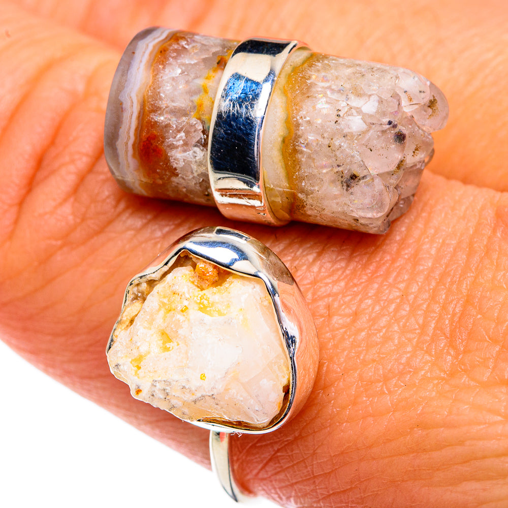 Amethyst Stalactite Rings handcrafted by Anasilvercos - RING79121
