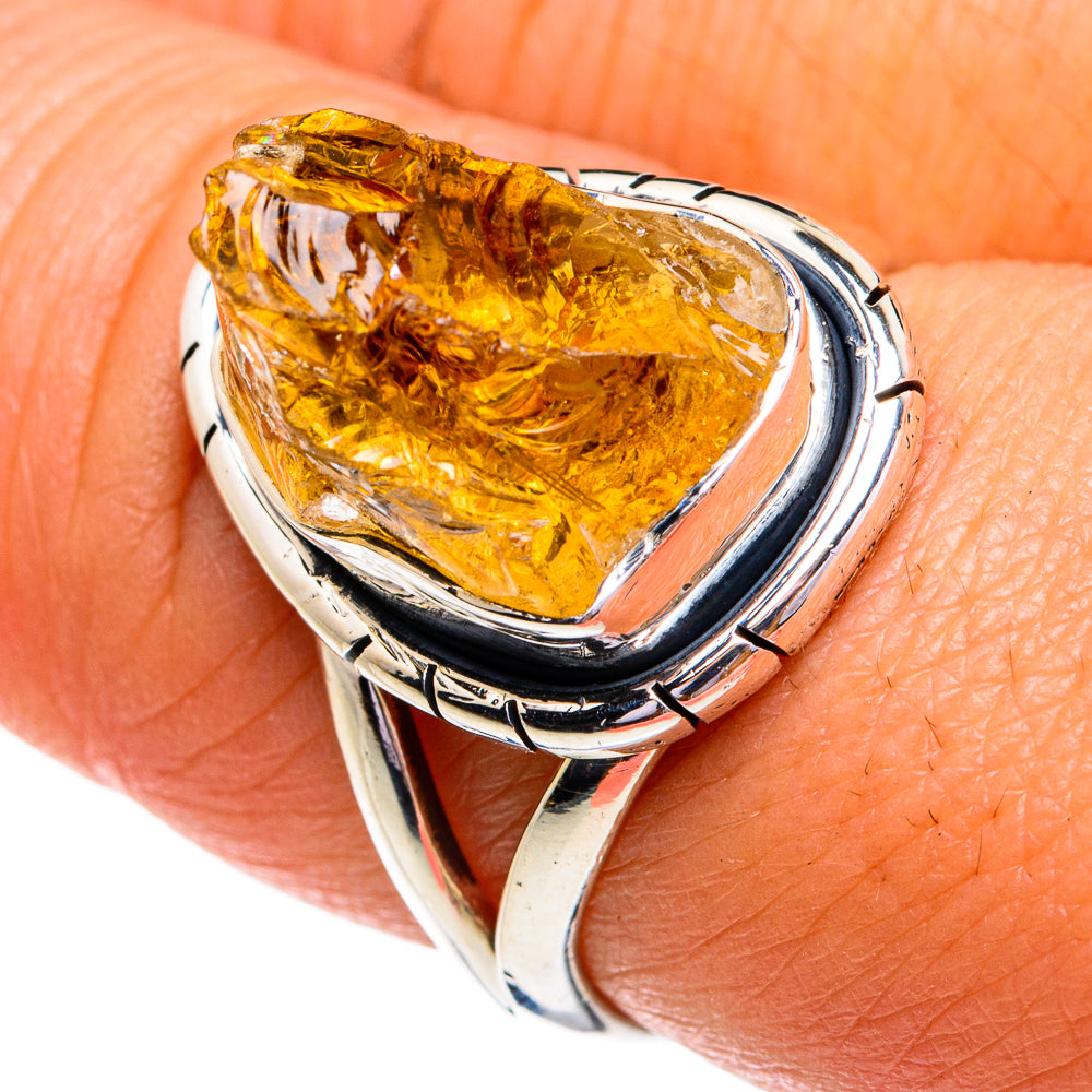 Citrine Rings handcrafted by Anasilvercos - RING79123