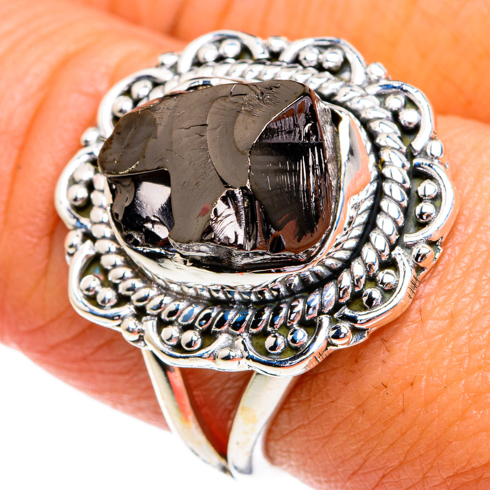 Shungite Rings handcrafted by Anasilvercos - RING79131