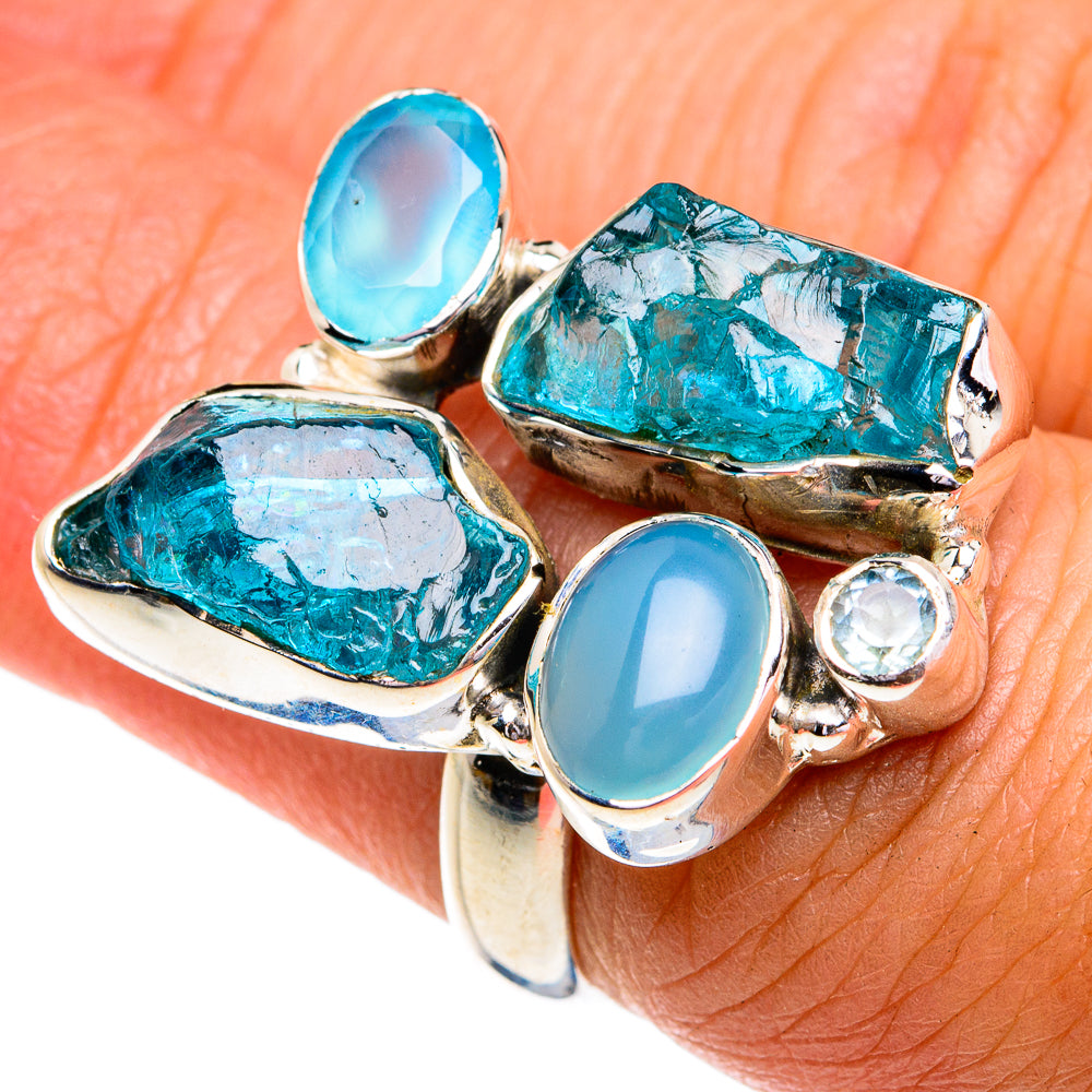 Apatite Rings handcrafted by Anasilvercos - RING79143