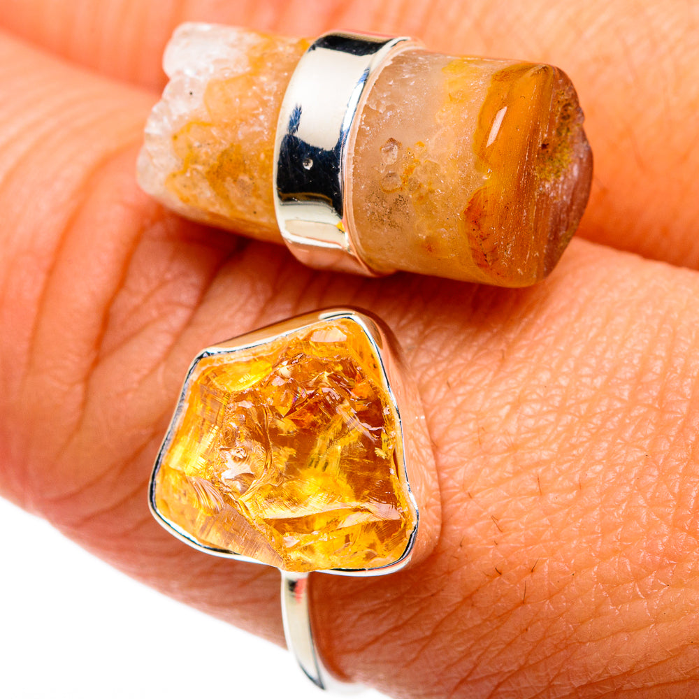 Citrine Rings handcrafted by Anasilvercos - RING79154