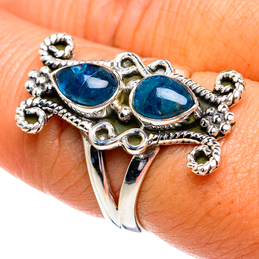 Apatite Rings handcrafted by Anasilvercos - RING79172