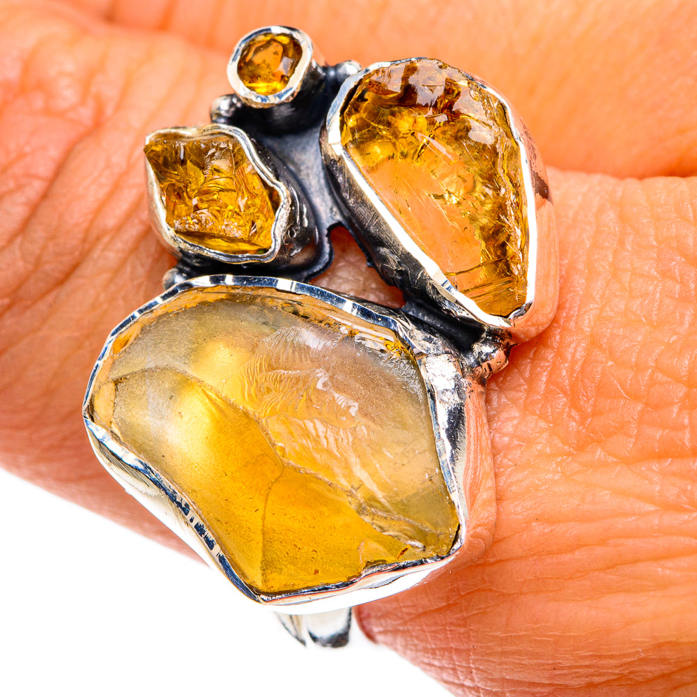 Citrine Rings handcrafted by Anasilvercos - RING79184