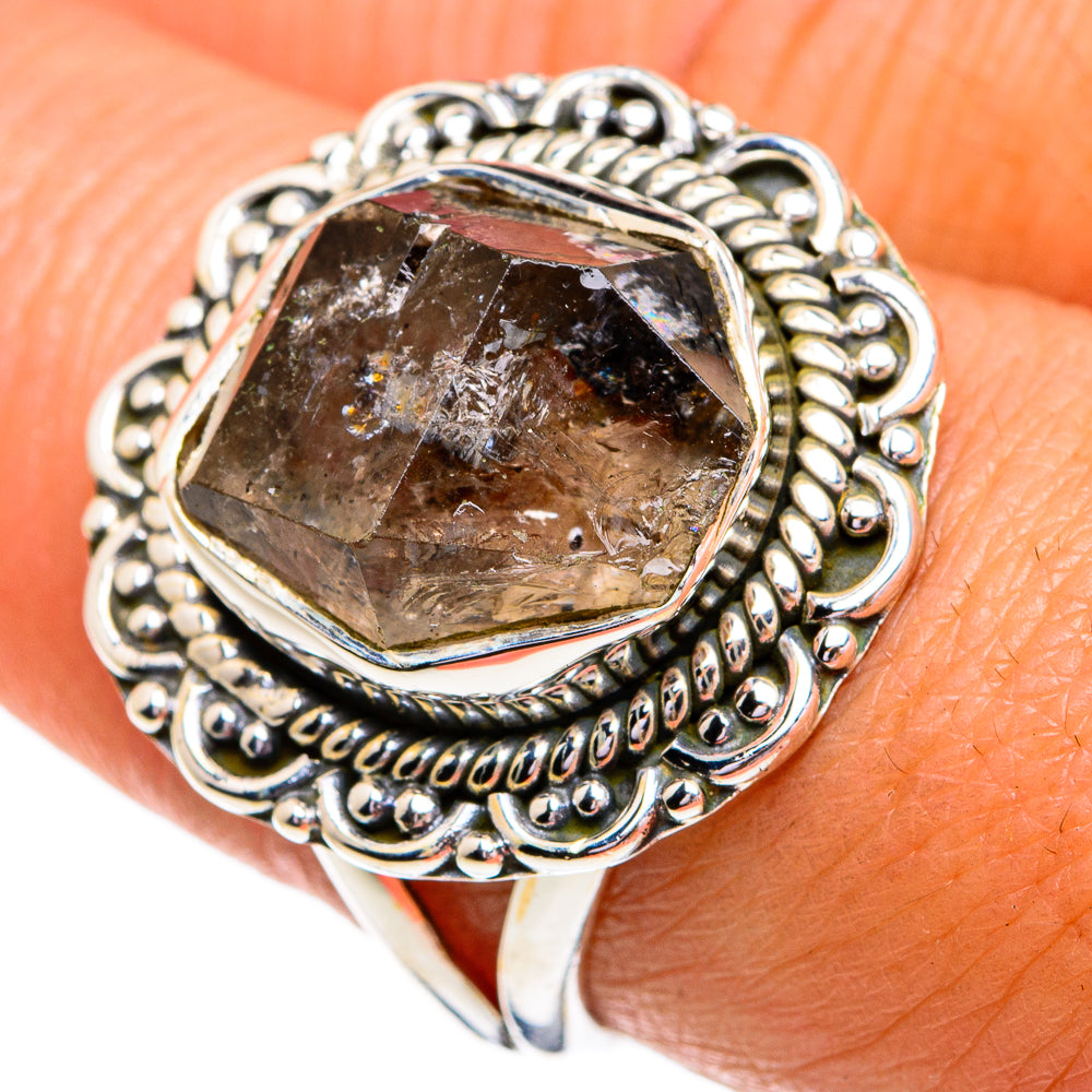Herkimer Diamond Rings handcrafted by Anasilvercos - RING79193