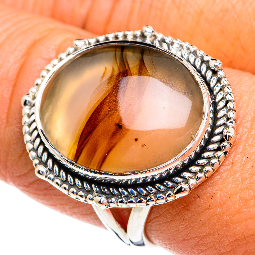 Montana Agate Rings handcrafted by Anasilvercos - RING79210