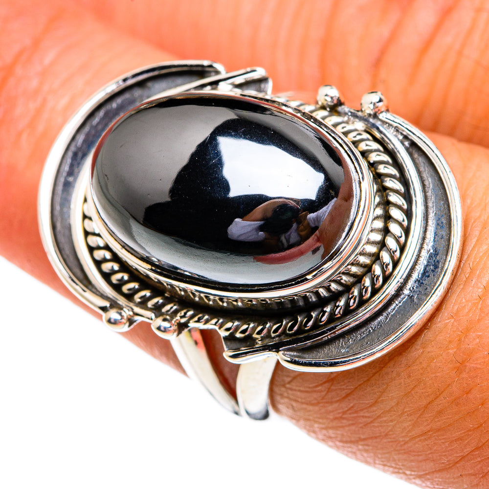 Hematite Rings handcrafted by Anasilvercos - RING79227