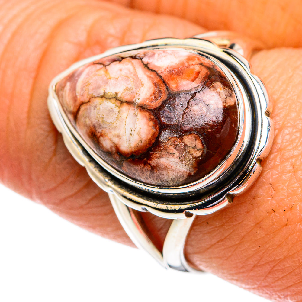 Peanut Wood Jasper Rings handcrafted by Anasilvercos - RING79240