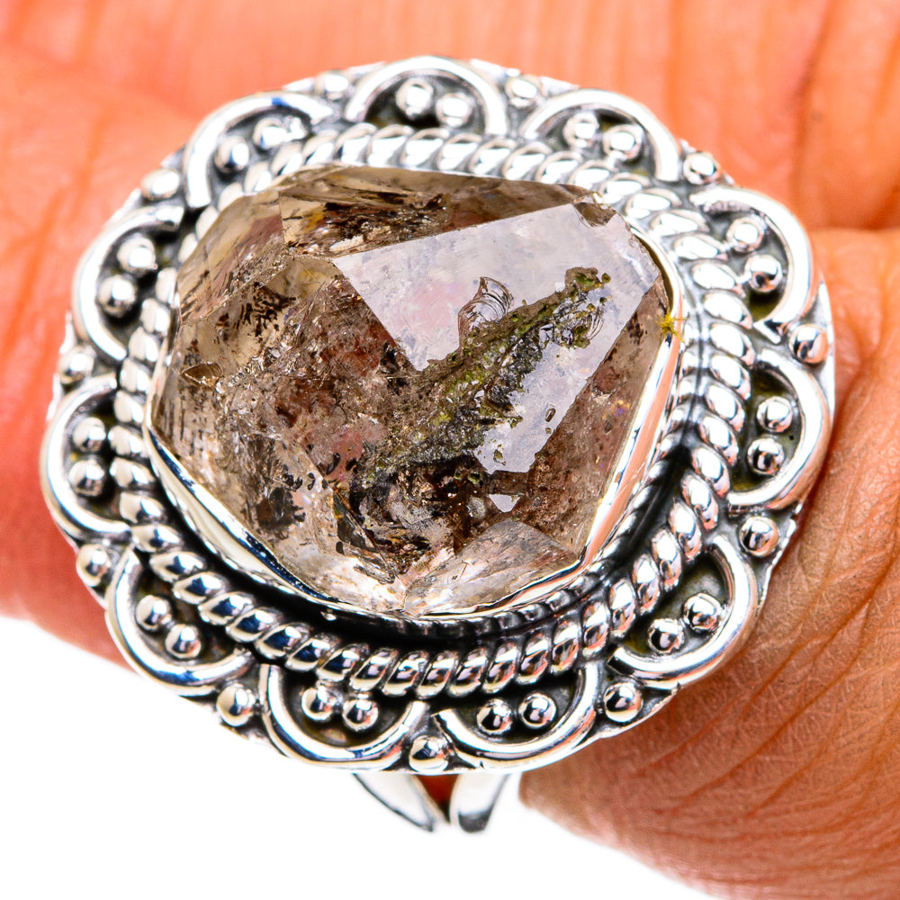 Herkimer Diamond Rings handcrafted by Anasilvercos - RING79277