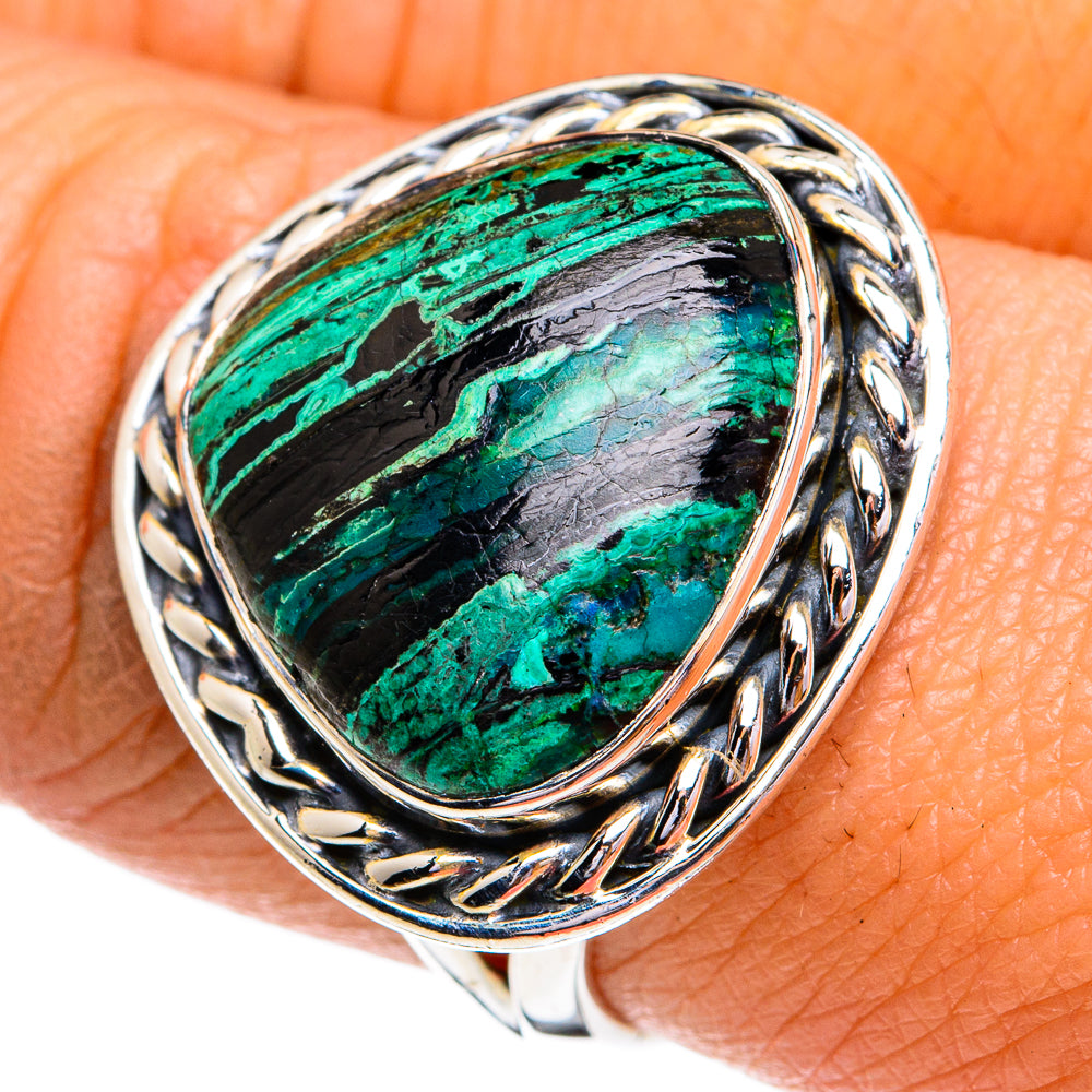 Shattuckite Rings handcrafted by Anasilvercos - RING79292