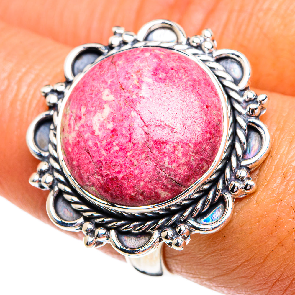 Thulite Rings handcrafted by Anasilvercos - RING79321