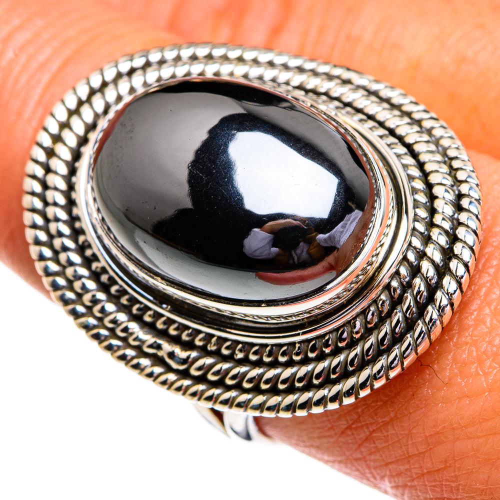 Hematite Rings handcrafted by Anasilvercos - RING79336