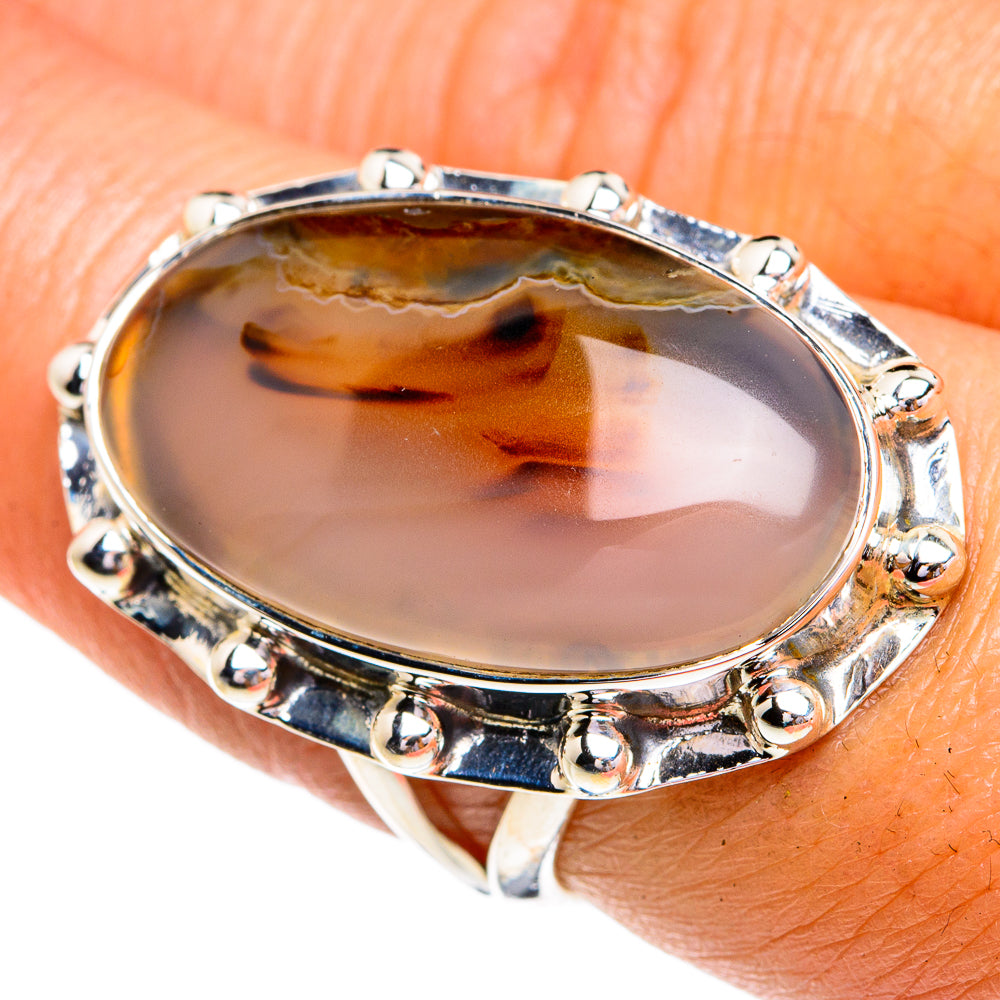 Montana Agate Rings handcrafted by Anasilvercos - RING79348