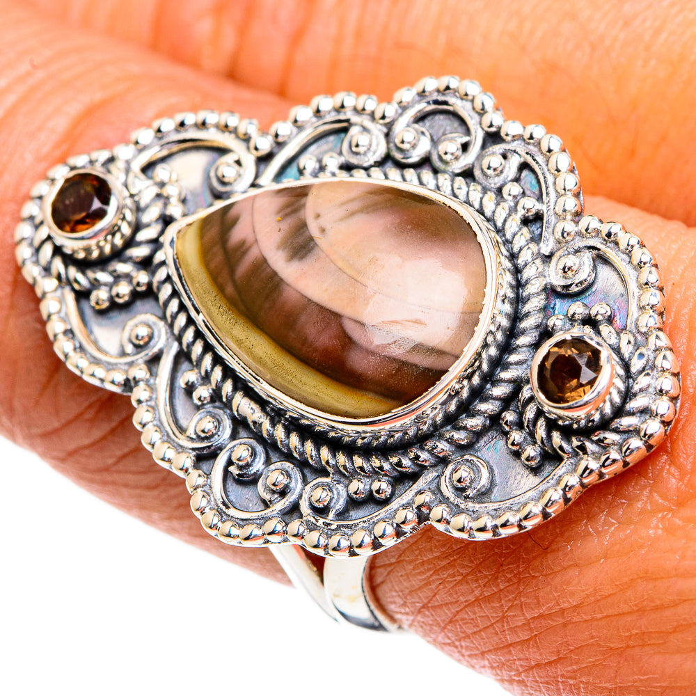 Willow Creek Jasper Rings handcrafted by Anasilvercos - RING79353