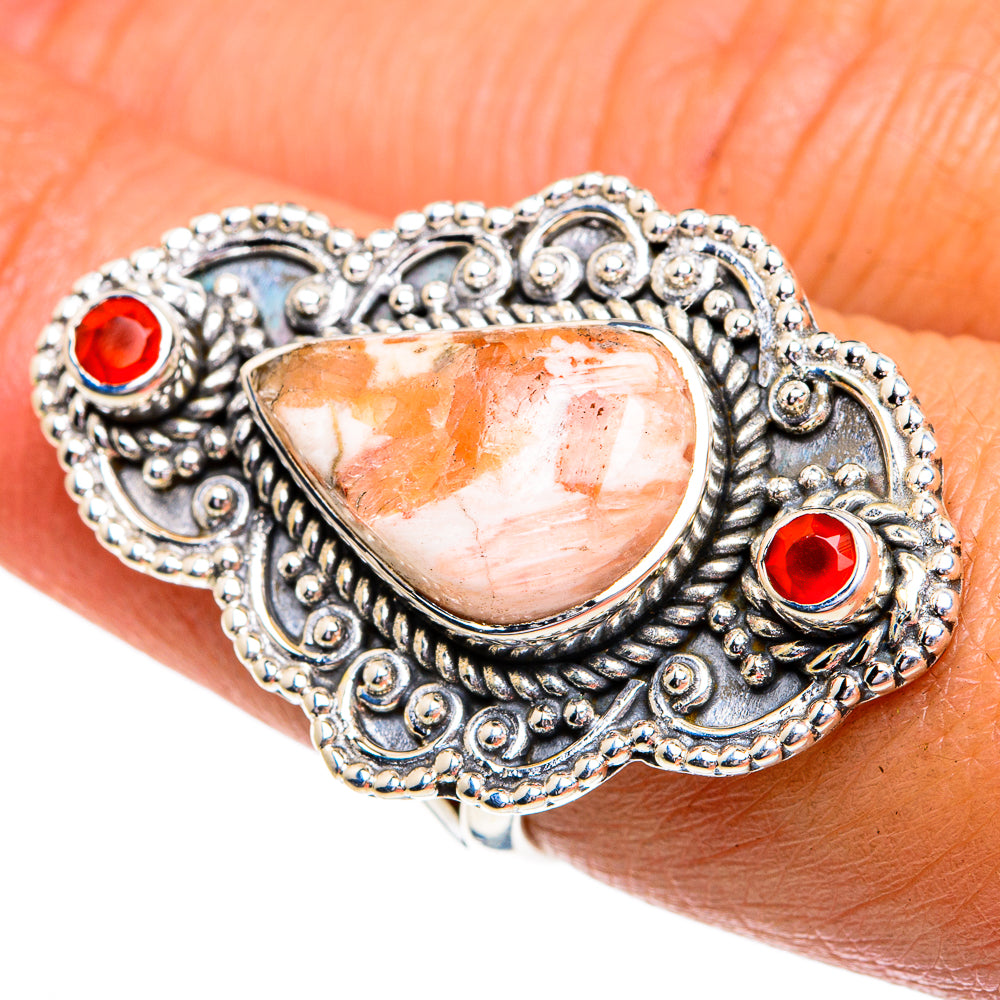 Scolecite Rings handcrafted by Anasilvercos - RING79355