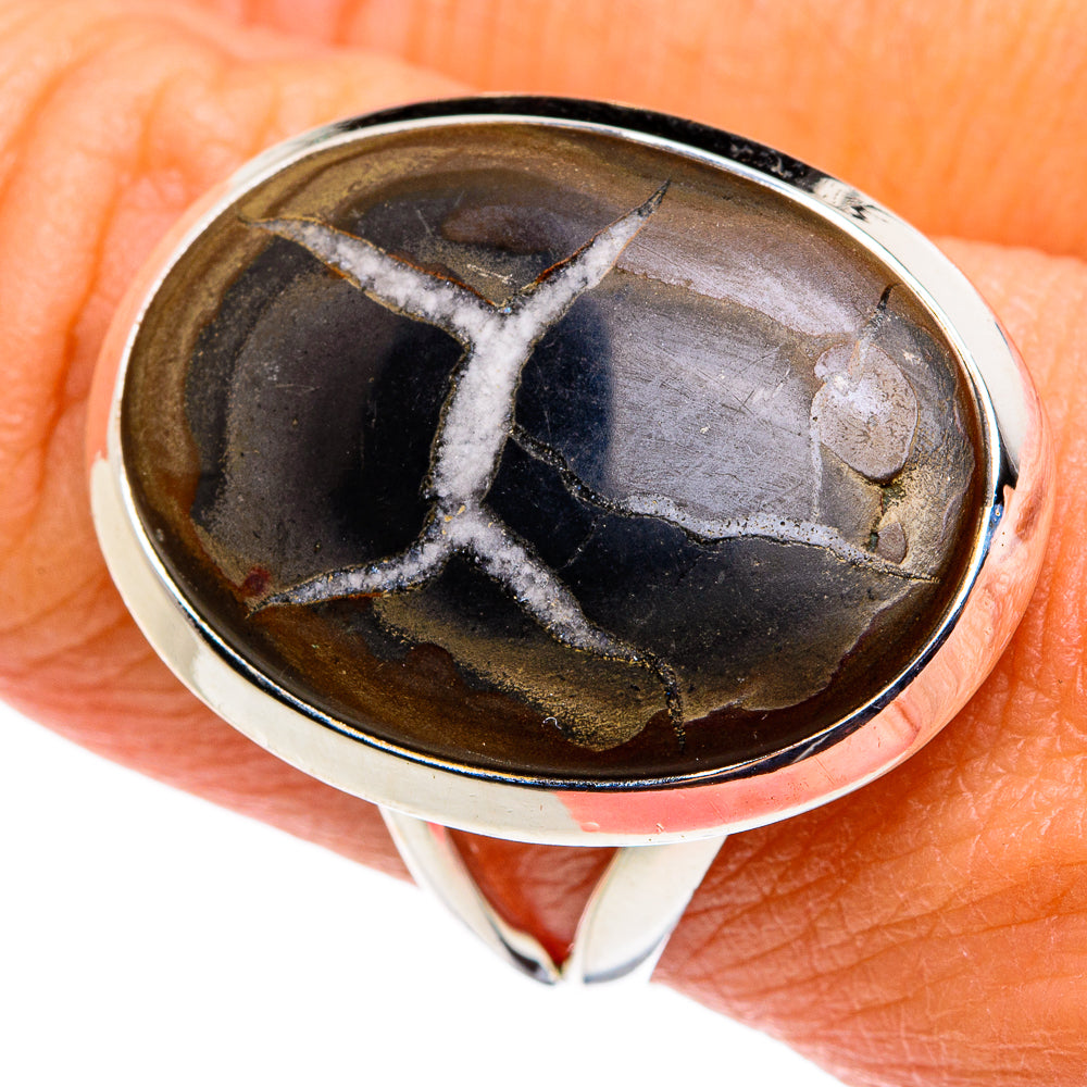 Septarian Geode Rings handcrafted by Anasilvercos - RING79384