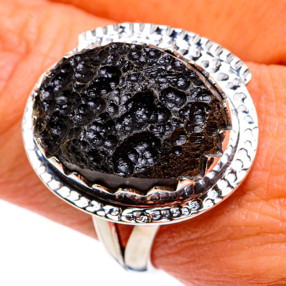 Tektite Rings handcrafted by Anasilvercos - RING79399